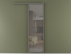 Перегородка Formato вдоль стены одностворчатая