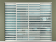 Перегородка Formato внутри проёма 4 створки