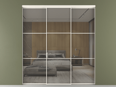 Перегородка Formato внутри проёма трёхстворчатая