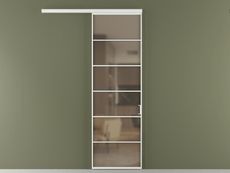 Перегородка Formato вдоль стены 1 створка