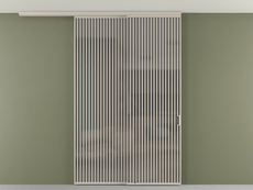 Перегородка Formato вдоль стены на потолок телескопик синхро 2