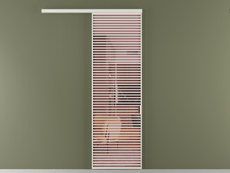 Перегородка Formato вдоль стены 1 створка