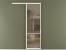 Перегородка Formato вдоль стены 1 створка