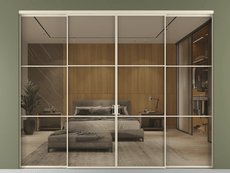 Перегородка Formato внутри проёма 4 створки