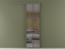 Перегородка Formato вдоль стены 1 створка