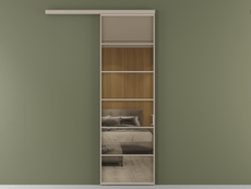 Перегородка Formato вдоль стены 1 створка