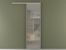 Перегородка Formato вдоль стены 1 створка