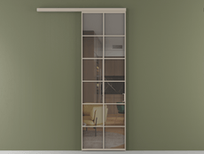 Перегородка Formato вдоль стены одностворчатая