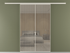 Перегородка Formato вдоль стены 2 створки