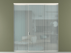 Перегородка Formato внутри проёма 3 створки