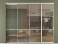 Перегородка Formato внутри проёма телескопик синхро 3