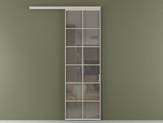 Перегородка Formato вдоль стены одностворчатая