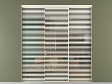 Перегородка Formato внутри проёма 3 створки