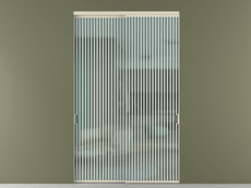 Перегородка Formato внутри проёма 2 створки