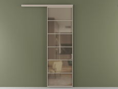 Перегородка Formato вдоль стены 1 створка