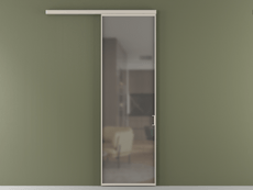 Перегородка Formato вдоль стены одностворчатая