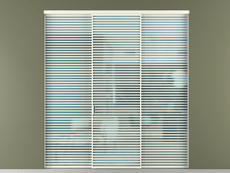 Перегородка Formato внутри проёма 3 створки