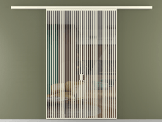 Перегородка Formato вдоль стены 2 створки