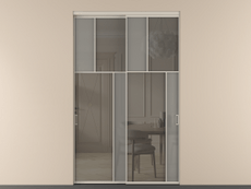 Перегородка Mosaic внутри проёма 2 створки