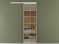 Перегородка Formato вдоль стены 1 створка