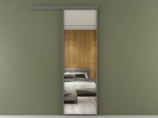 Перегородка Formato вдоль стены одностворчатая