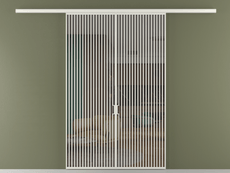 Перегородка Formato вдоль стены 2 створки