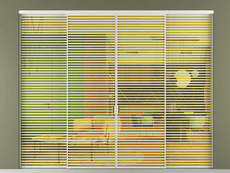 Перегородка Formato внутри проёма 4 створки