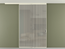 Перегородка Formato вдоль стены на потолок телескопик синхро 2