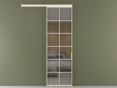 Перегородка Formato вдоль стены 1 створка