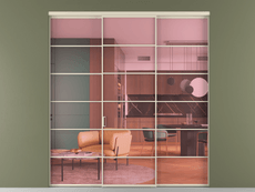 Перегородка Formato внутри проёма 3 створки