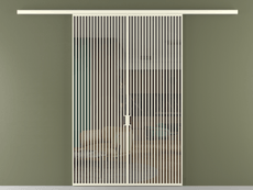 Перегородка Formato вдоль стены 2 створки