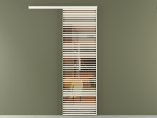 Перегородка Formato вдоль стены 1 створка