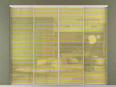 Перегородка Formato внутри проёма 4 створки