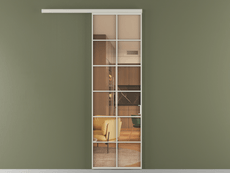 Перегородка Formato вдоль стены 1 створка