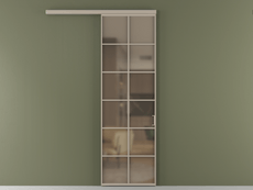 Перегородка Formato вдоль стены 1 створка