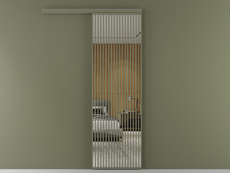 Перегородка Formato вдоль стены 1 створка