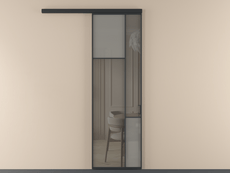 Перегородка Мозаик вдоль стены 1 створка