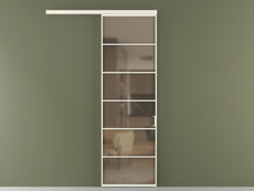 Перегородка Formato вдоль стены 1 створка