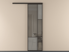 Перегородка Mosaic вдоль стены 1 створка