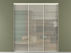 Перегородка Formato внутри проёма 3 створки