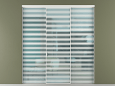 Перегородка Formato внутри проёма 3 створки