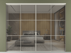 Перегородка Formato внутри проёма четырёхстворчатая