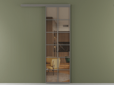 Перегородка Formato вдоль стены одностворчатая