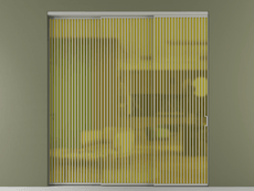 Перегородка Формато внутри проёма 3 створки с синхронным механизмом