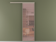 Перегородка Formato вдоль стены 1 створка