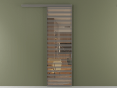 Перегородка Formato вдоль стены 1 створка