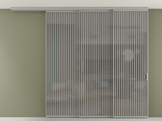 Перегородка Formato вдоль стены на потолок телескопик синхро 3