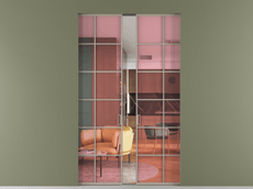 Перегородка Formato скрытый пенал 2 створки