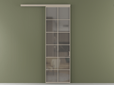 Перегородка Formato вдоль стены одностворчатая