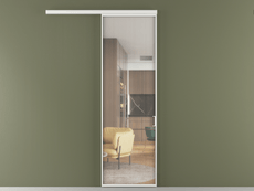 Перегородка Formato вдоль стены 1 створка